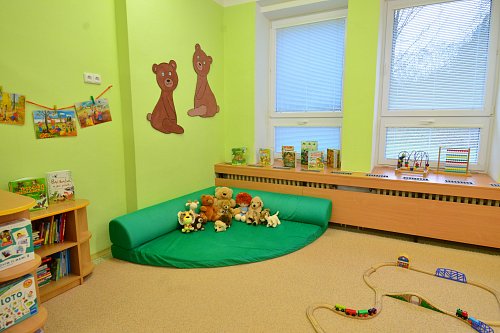 třída Medvídků - knihy a místo pro relaxaci