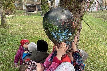 Sluníčka - hledání velikonočního vajíčka